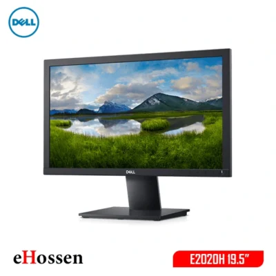 Dell 20 E2020H 19.5-inch HD+ monitor with sleek design, LED display, and DisplayPort connectivity