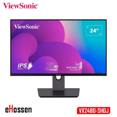 ViewSonic VX2480-SHDJ 24-inch Full HD IPS monitor with sleek black design