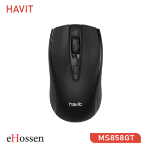 HAVIT MS858GT Wireless Optical Mouse – A wireless mouse with adjustable DPI, ergonomic design, and long-lasting switch lifecycle, perfect for work and gaming.