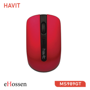 HAVIT MS989GT Wireless Optical Mouse – A wireless mouse with 2.4GHz technology, adjustable DPI, and ergonomic design, available in three colors.