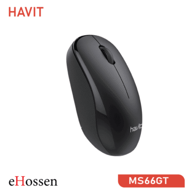 Havit HV-MS66GT Wireless Optical Mouse – A wireless optical mouse with 2.4GHz connectivity, adjustable DPI, and ergonomic design.
