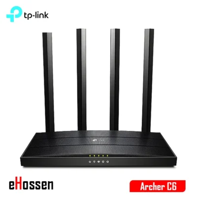 TP-Link Archer C6 AC1200 Gigabit Router with dual-band connectivity
