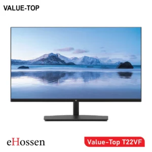 Value-Top T22VF 21.5-inch frameless FHD VA monitor with 75Hz refresh rate and built-in speakers